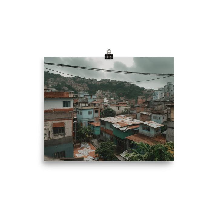 Exploring Rios Favelas photo paper poster - Posterfy.AI