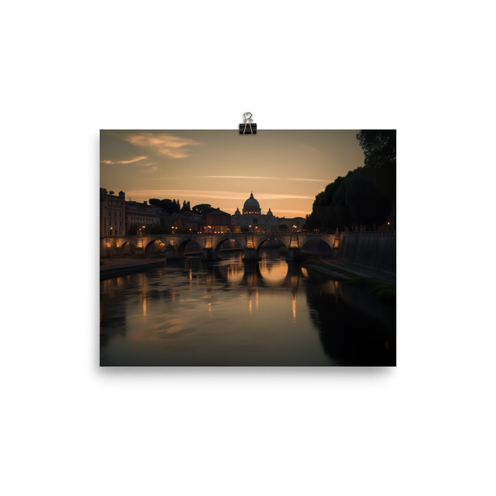 Discover the Beauty of Rome photo paper poster - Posterfy.AI