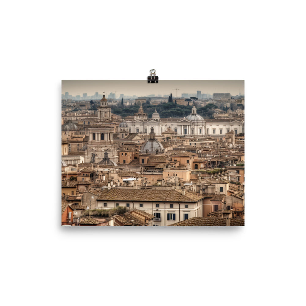 Rome, Italy - The Eternal City photo paper poster - Posterfy.AI