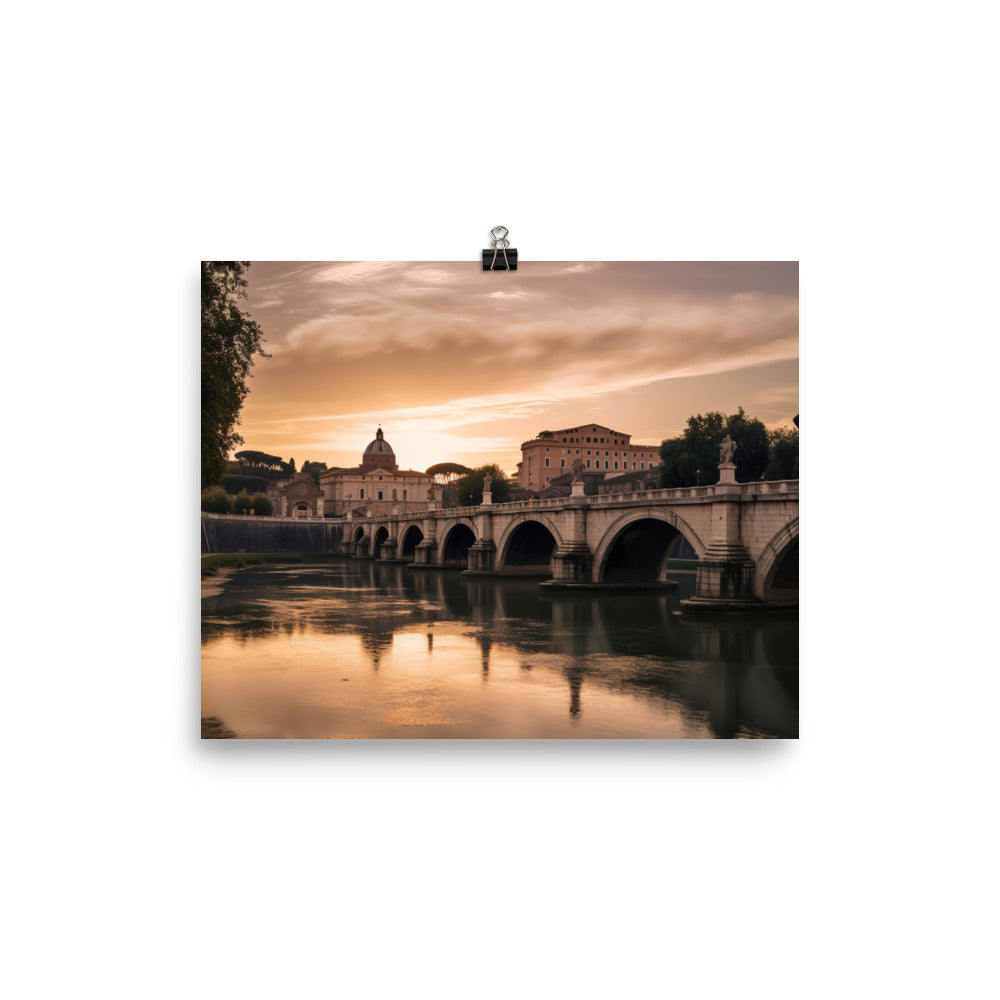 Discover the Beauty of Rome photo paper poster - Posterfy.AI