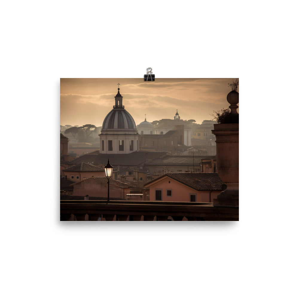 Discover the Beauty of Rome photo paper poster - Posterfy.AI