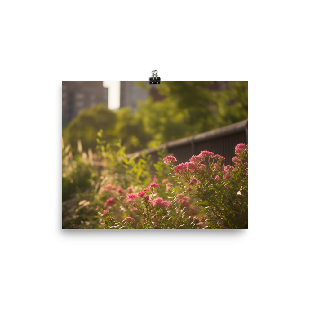 The Beauty of New Yorks Urban Nature photo paper poster - Posterfy.AI