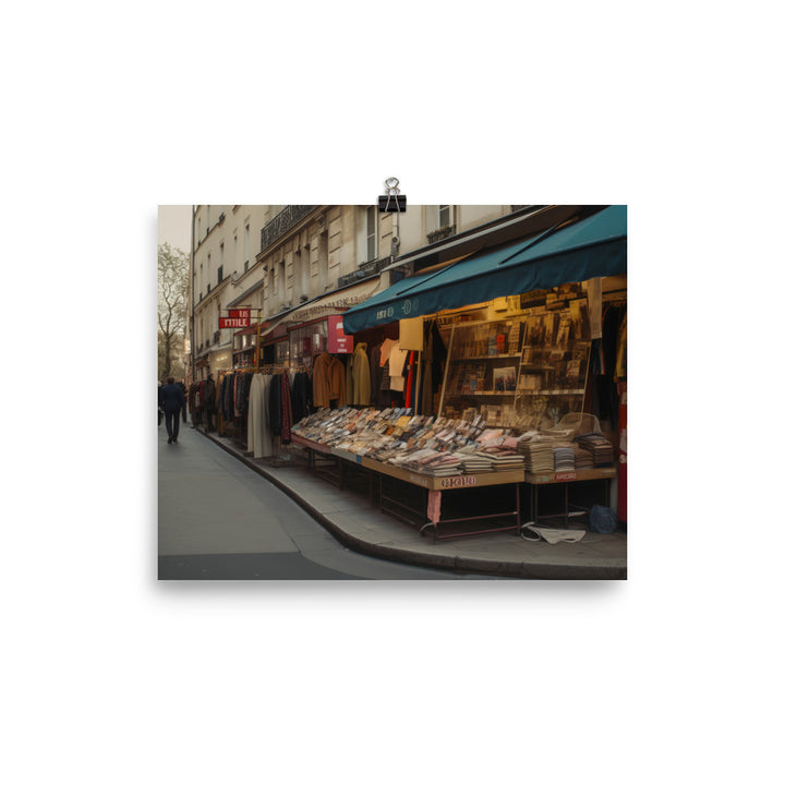 Parisian Shopping photo paper poster - Posterfy.AI