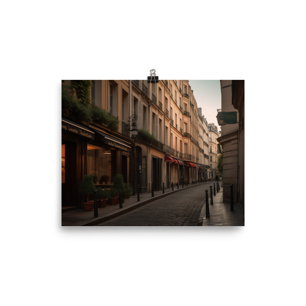 Parisian Charm photo paper poster - Posterfy.AI