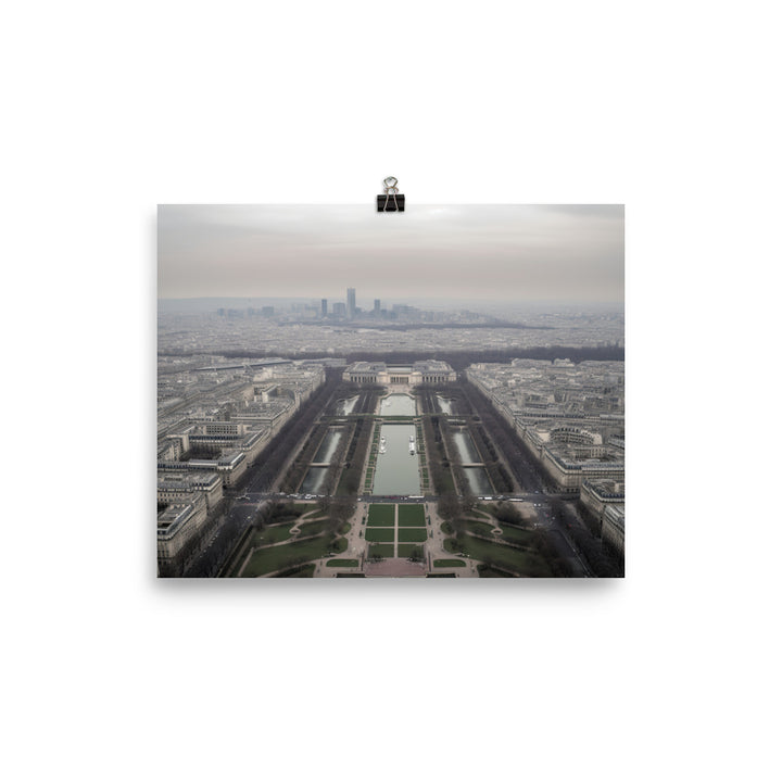 From the Top of the Eiffel Tower photo paper poster - Posterfy.AI