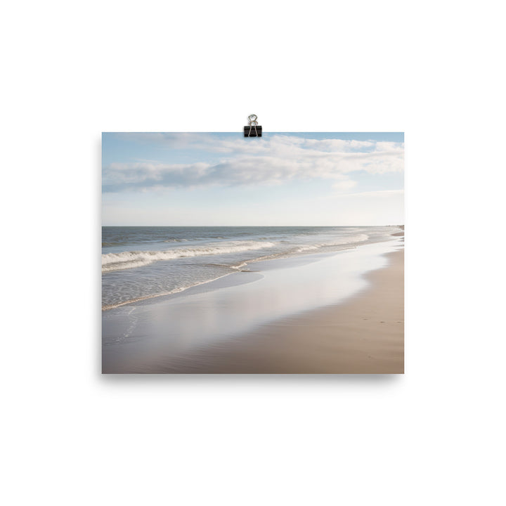 The Tranquil Beach photo paper poster - Posterfy.AI