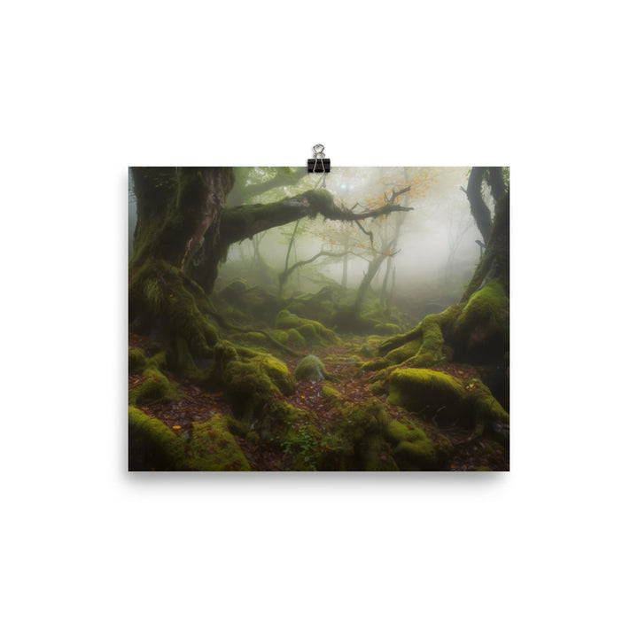 The Enchanting Forest photo paper poster - Posterfy.AI