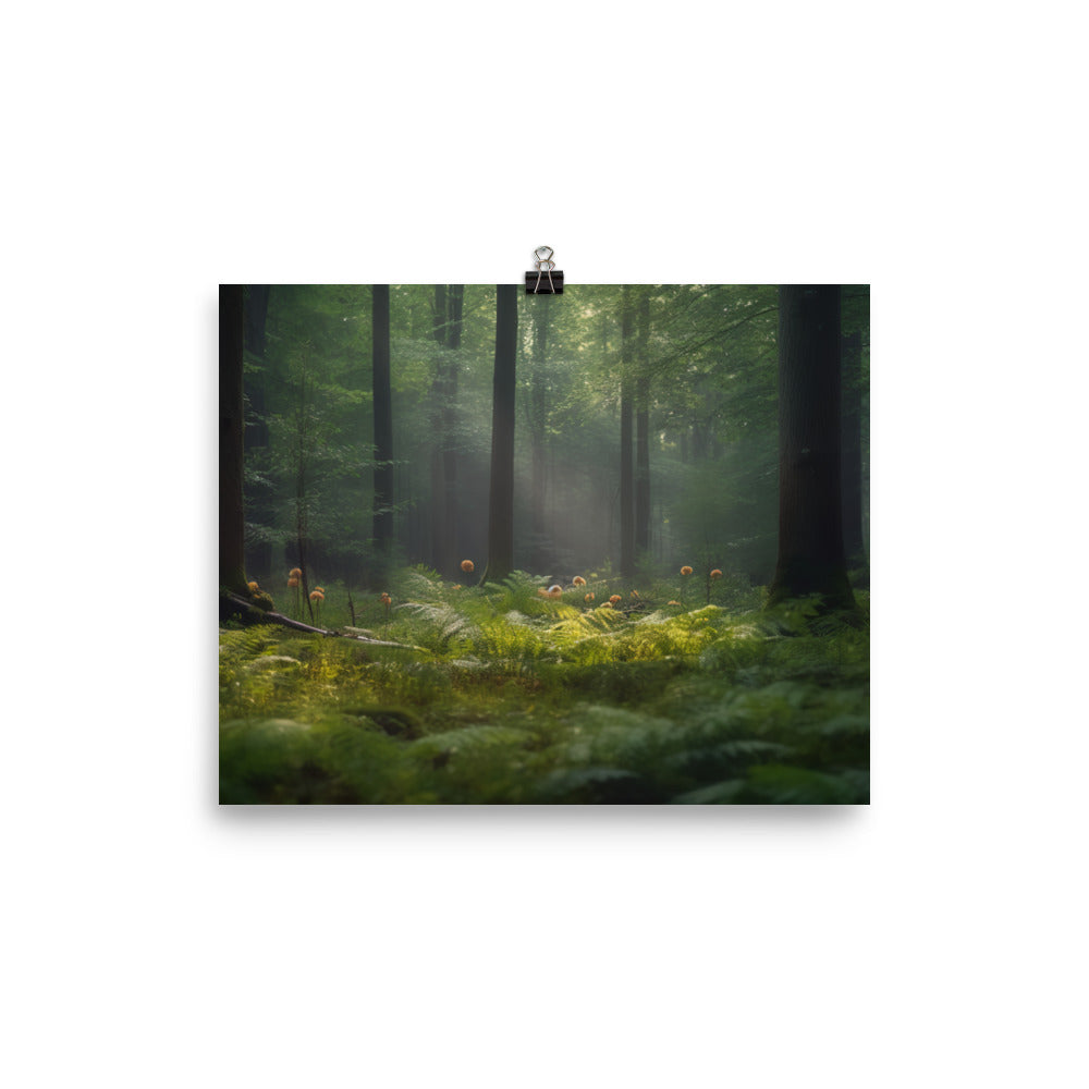 The Enchanting Forest photo paper poster - Posterfy.AI