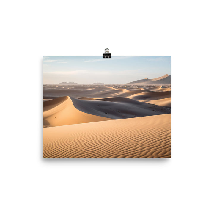 The Desert Dunes photo paper poster - Posterfy.AI