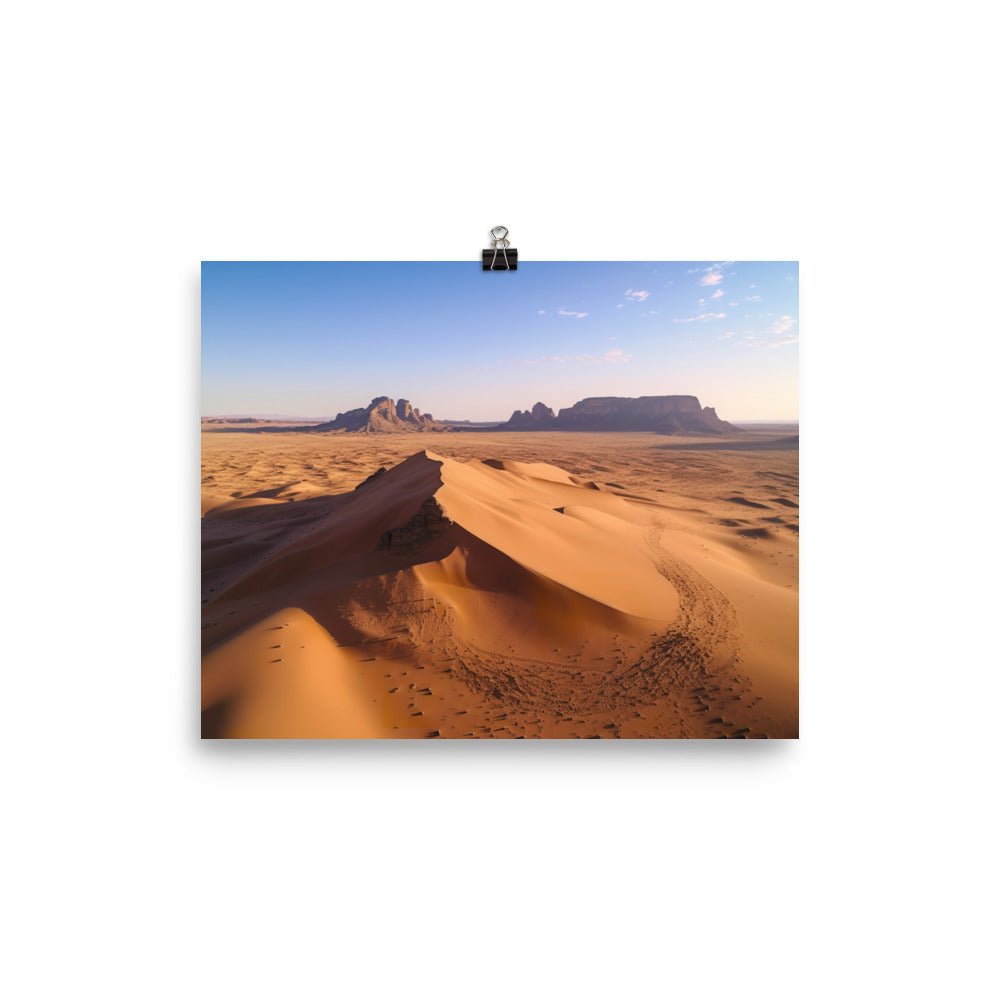 Breathtaking Desert Vistas photo paper poster - Posterfy.AI