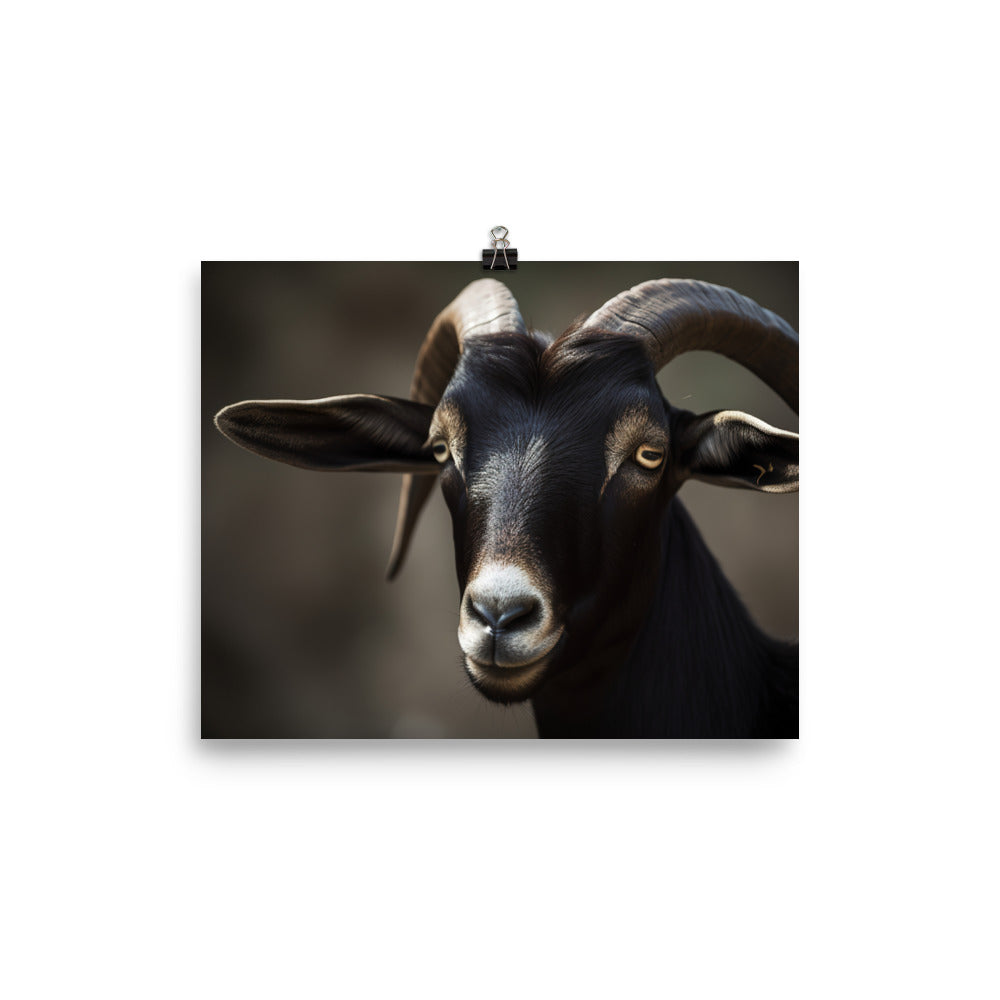 The Beauty of Nubian Goat photo paper poster - Posterfy.AI