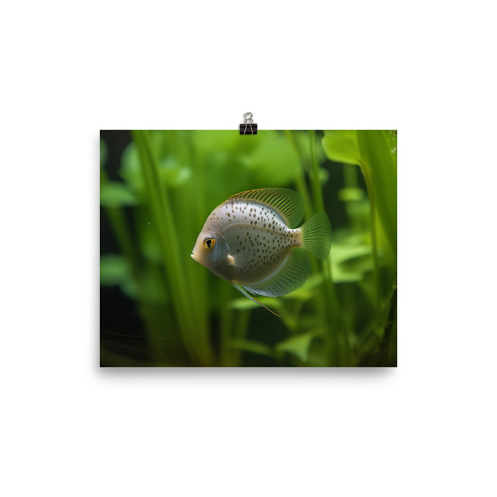 Pearl Gourami Amongst the Plants photo paper poster - Posterfy.AI