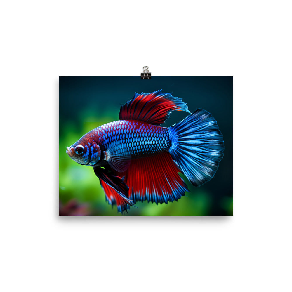 Stunning Betta Fish Photo paper poster - Posterfy.AI