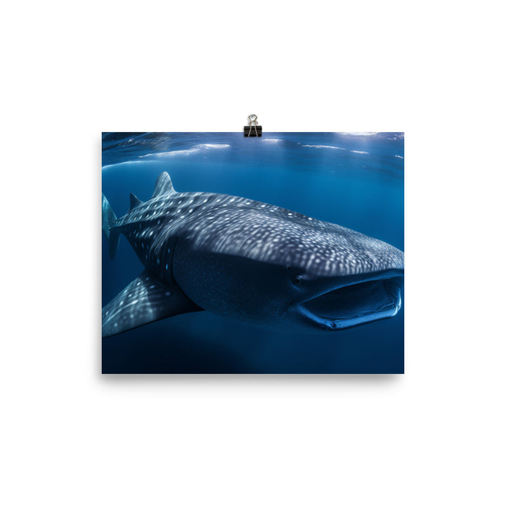 Witness the Majesty of the Worlds Largest Fish Photo paper poster - Posterfy.AI