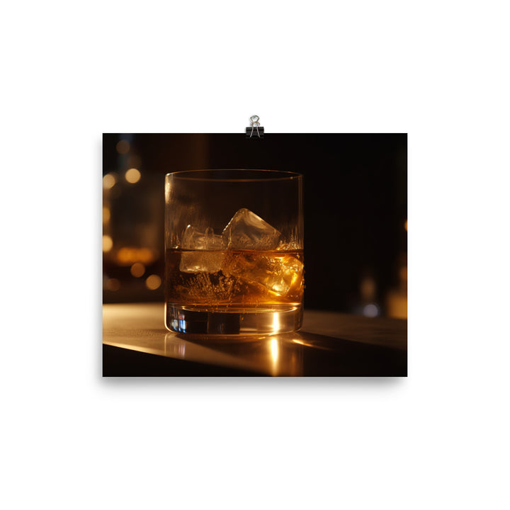 Smooth and Smoky Whiskey photo paper poster - Posterfy.AI