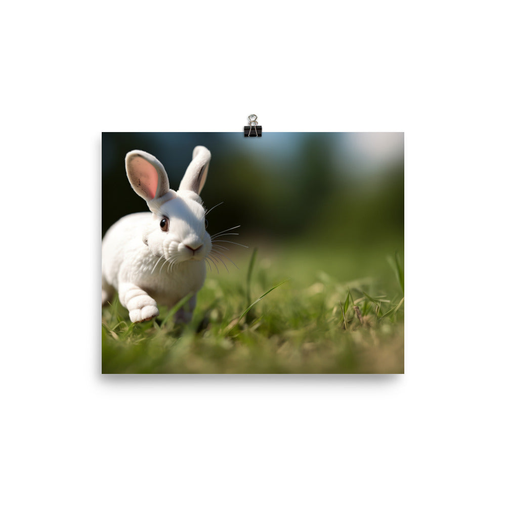 Mini Rex Bunny - Ready to Play photo paper poster - Posterfy.AI