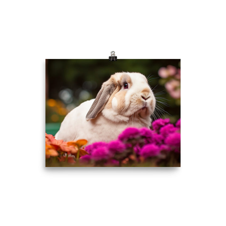Majestic French Lop photo paper poster - Posterfy.AI