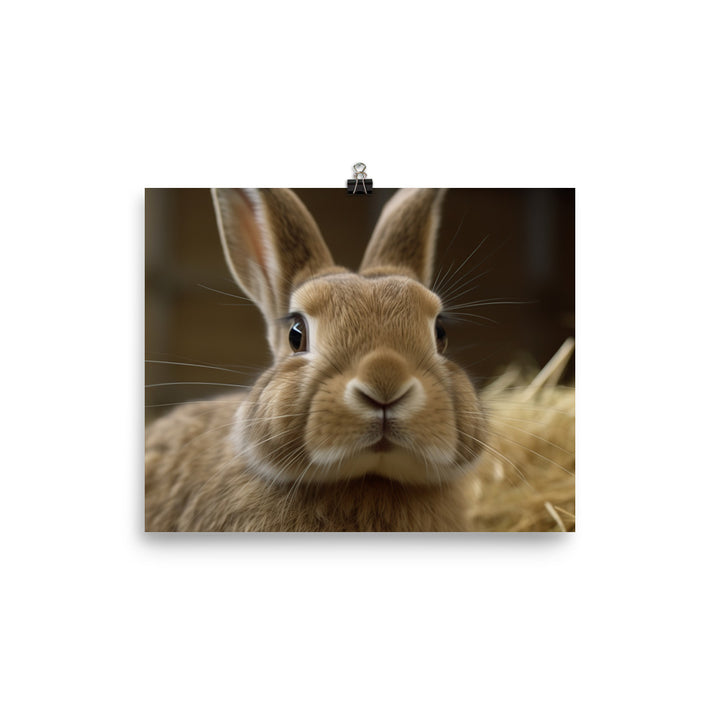Gentle Giants - Flemish Giant Rabbits photo paper poster - Posterfy.AI